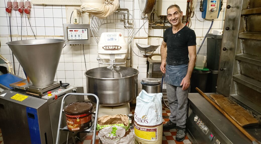 Bakker Ali Kaplan van Bakkerij Verhoeff, ‘prijswinnaar’ van de nacht
